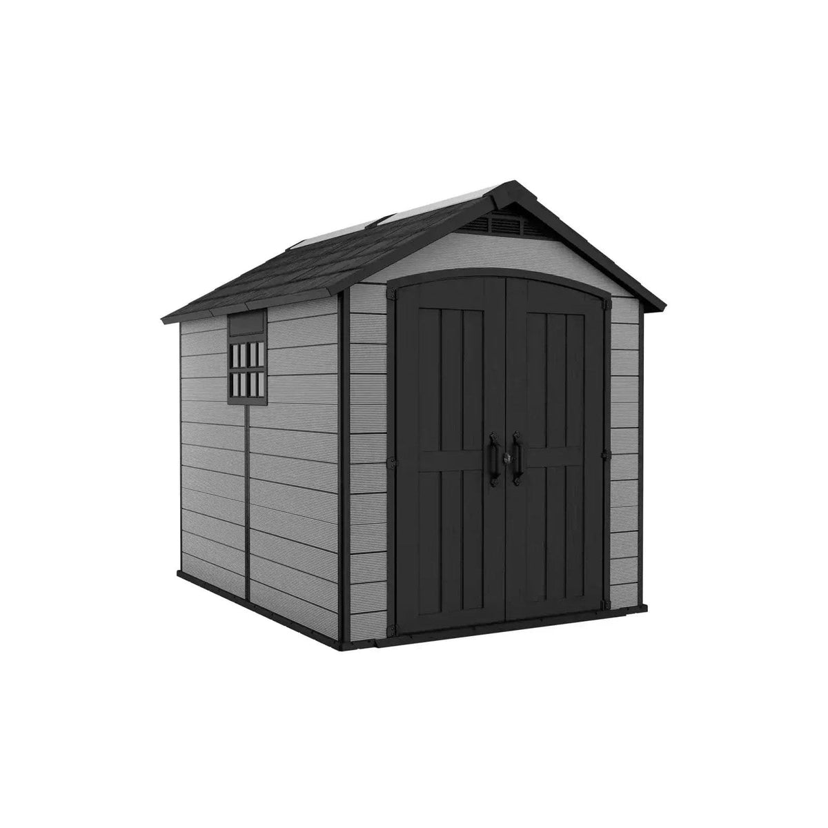 Keter 7.5'x9' Premier Heavy Duty Plastic Shed – Grey