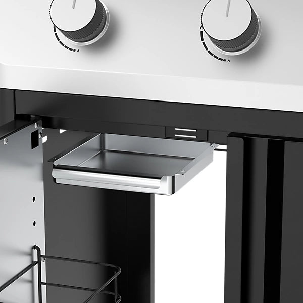 GoodHome Attaia Black 3 burner Gas BBQ