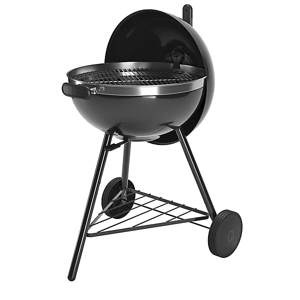 GoodHome Kiowa Black Charcoal BBQ 550mm