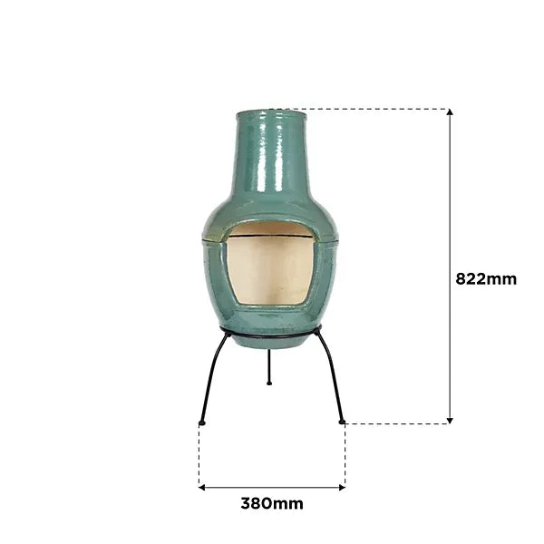 La Hacienda Trentham Clay Chiminea (H)82.2cm (W)38cm