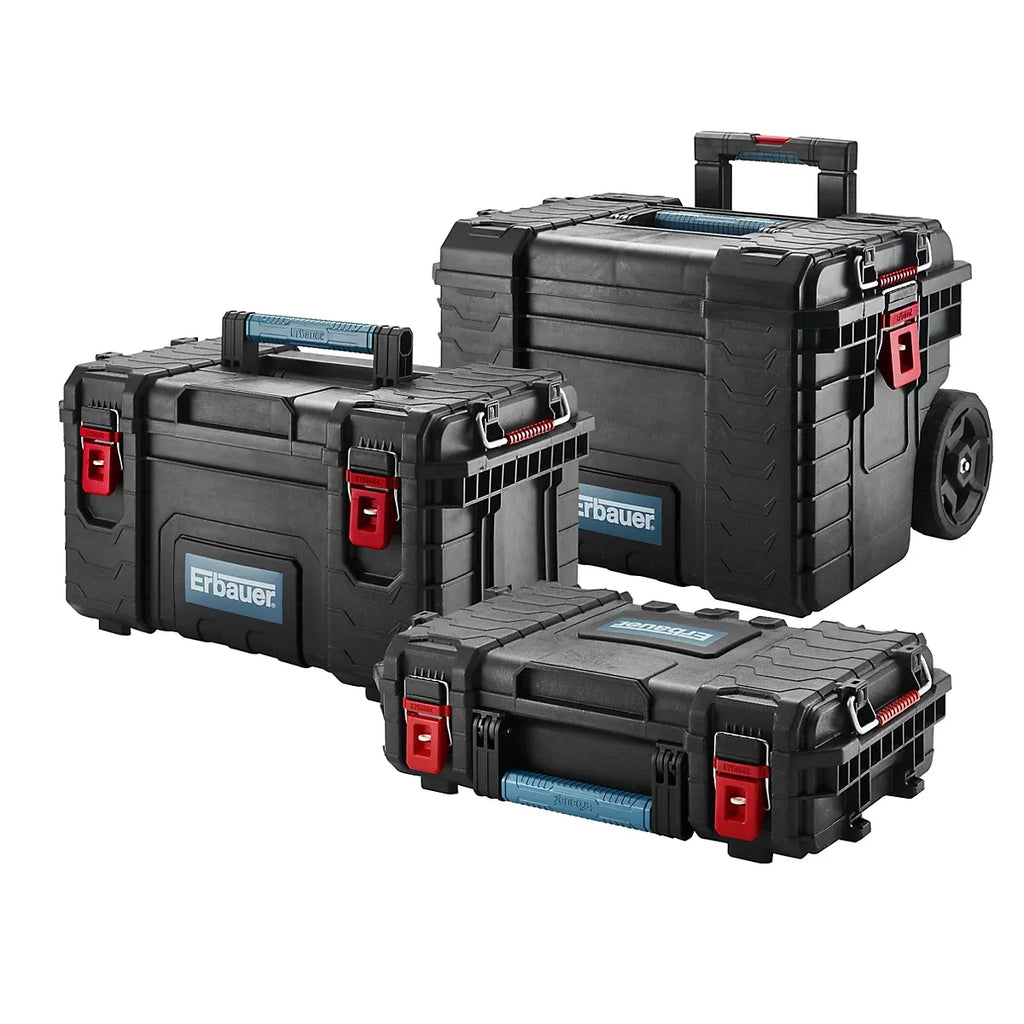 Erbauer Connecx Modular Storage 3 piece Toolbox set