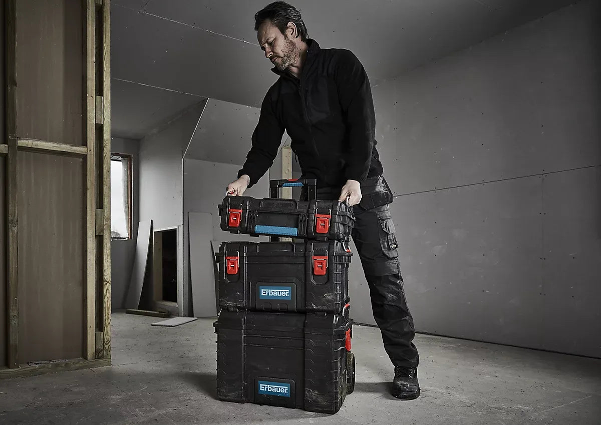 Erbauer Connecx Modular Storage 3 piece Toolbox set