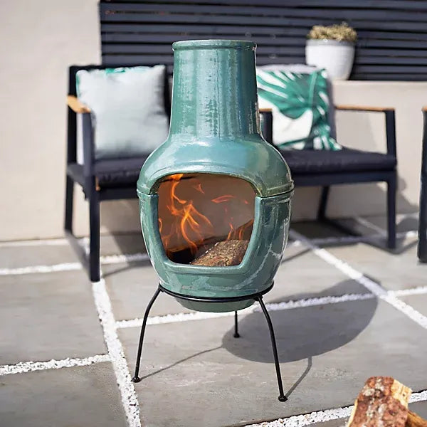 La Hacienda Trentham Clay Chiminea (H)82.2cm (W)38cm